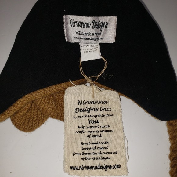 NIRVANA DESIGNS Handmade Puppy Dog Wool Children's Hat - NEW With Tags - Picture 9 of 15